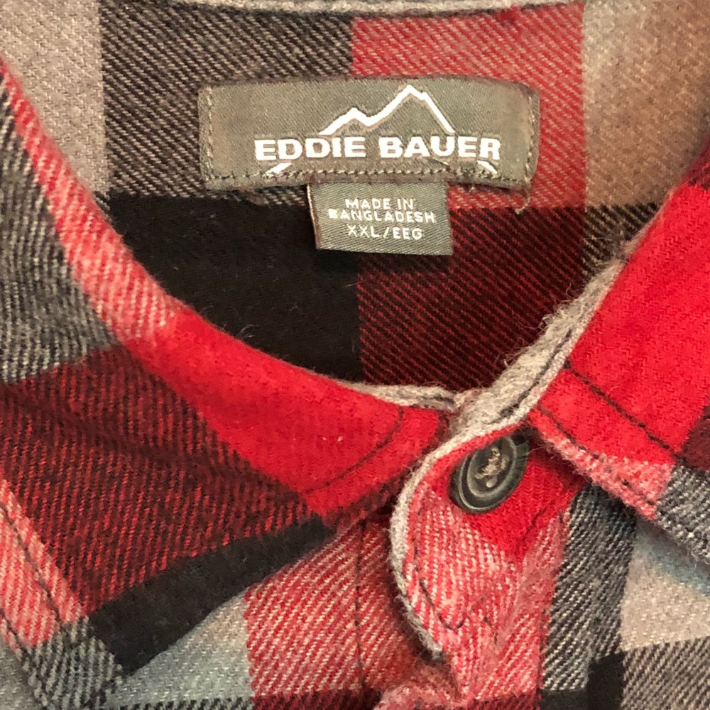 Eddie Bauer men’s flannel.